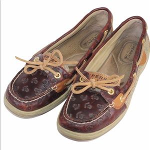 *SOLD* SPERRY Topsider Boat Shoe Leather Anchors 7